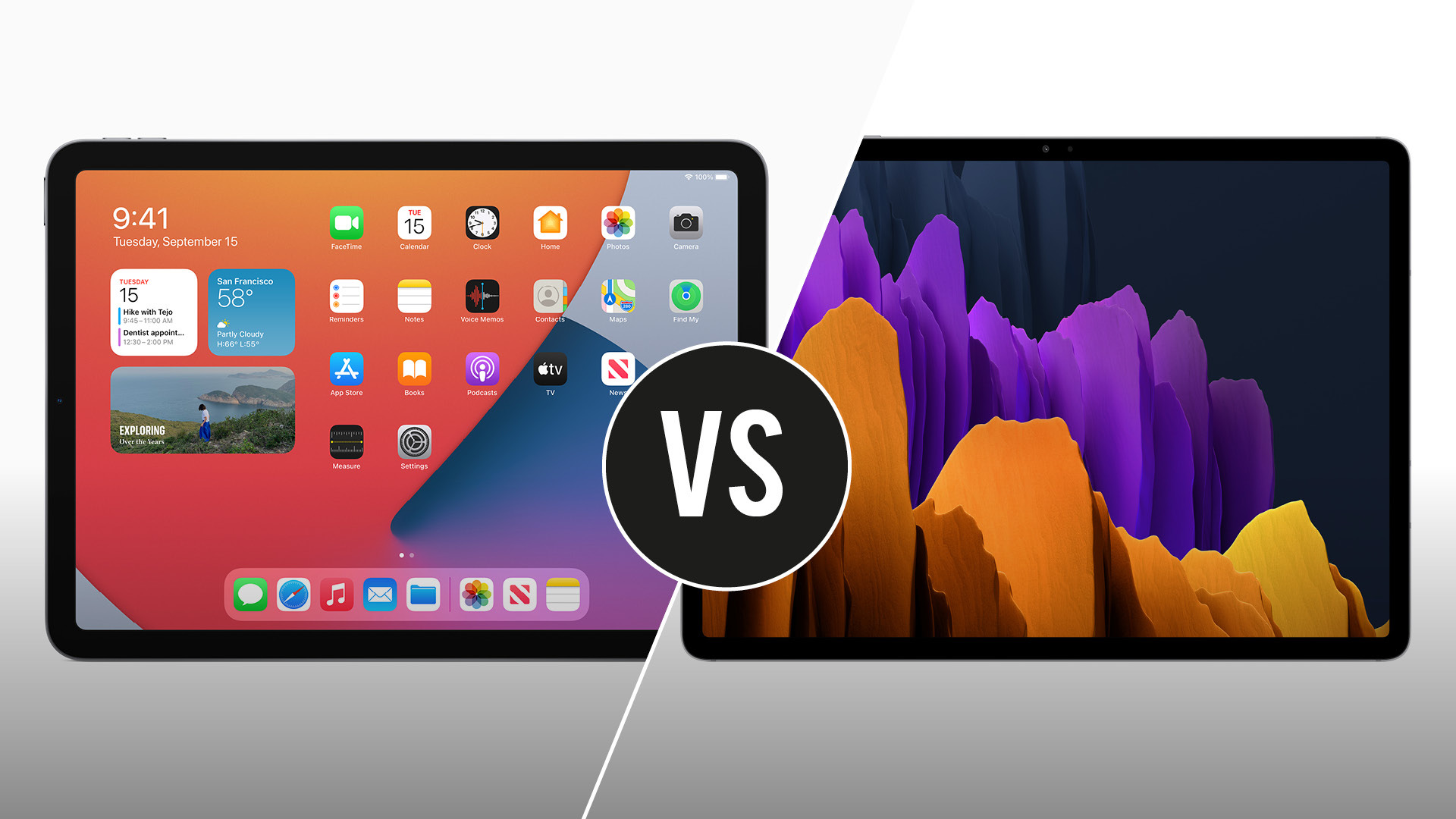 Apple iPad Air (2020) vs. Samsung Galaxy Tab S7+ 5G