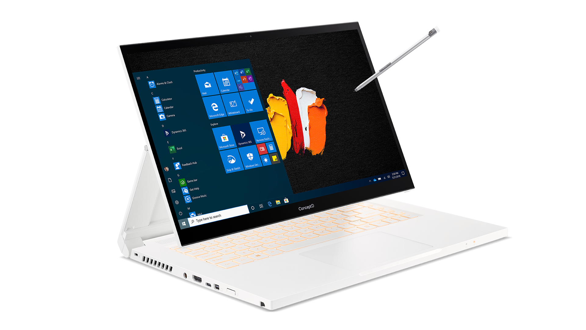 Acer ConceptD 3 Ezel (NX.C5JEX.001) 2 ConceptD 3 Ezel CC315 72 72G 72P WP win10 white backlit 04 Stylus