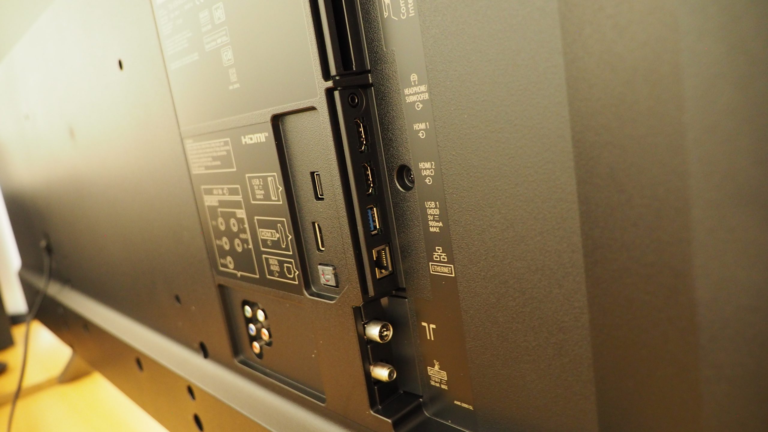 Panasonic HX800 inputs scaled
