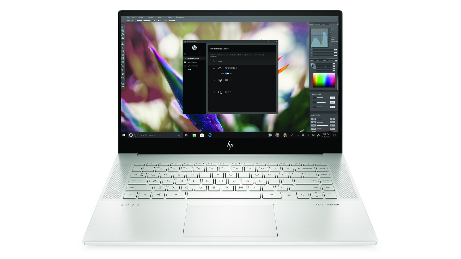 HP Envy 15 (ep0813no) 4 HP ENVY 15 NaturalSilver ScrnSS3 CoreSet Hero Front