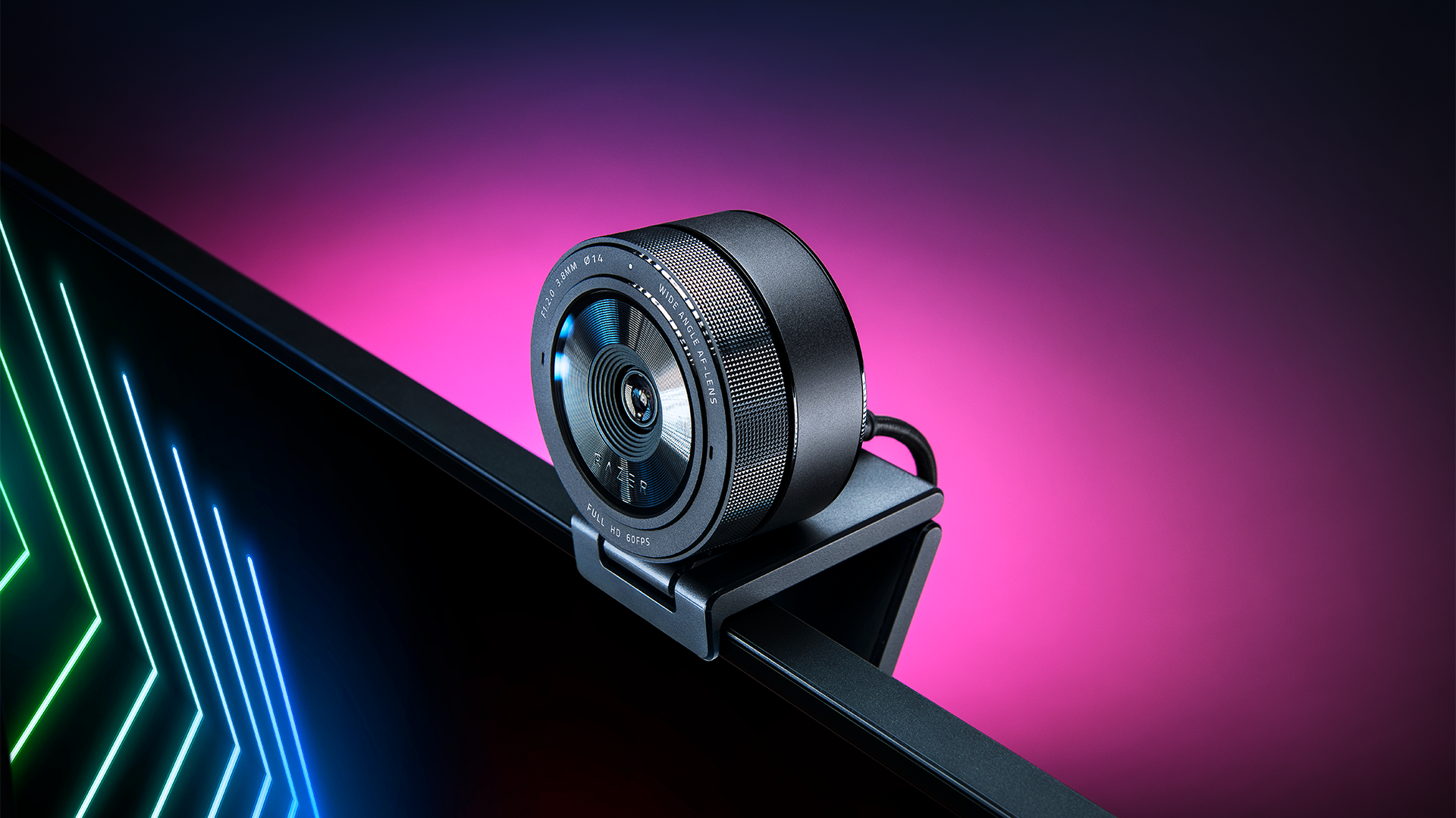 Razer-webcam klarer sig uden lys