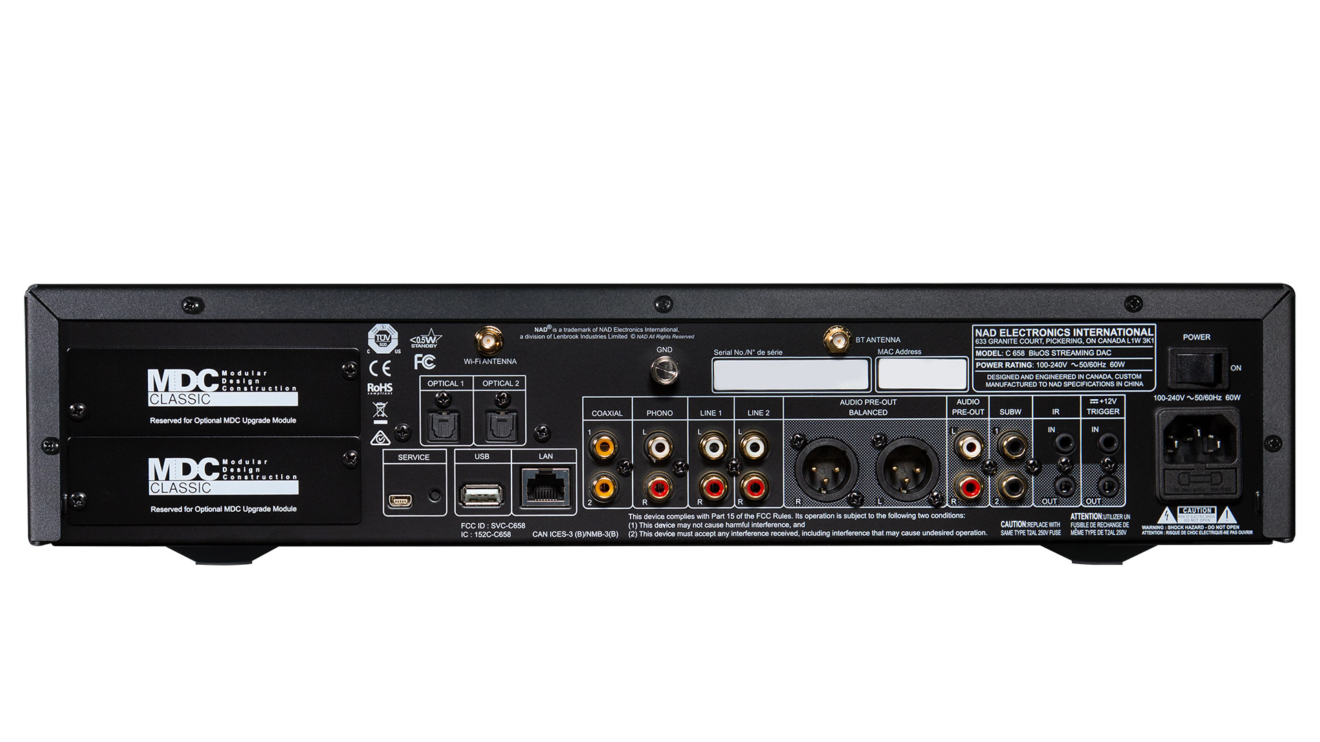 NAD C658 2 NADC658 Back
