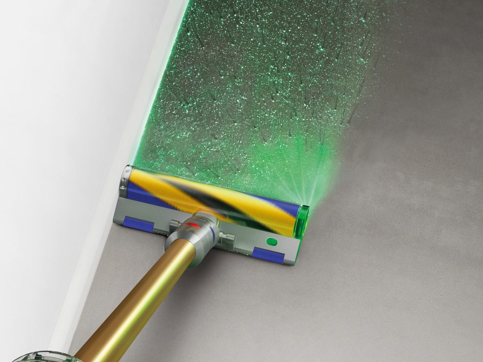 Dyson-støvsugere med laserteknologi finner skjult støv 1 Dyson-støvsugere med laserteknologi finner skjult støv 1