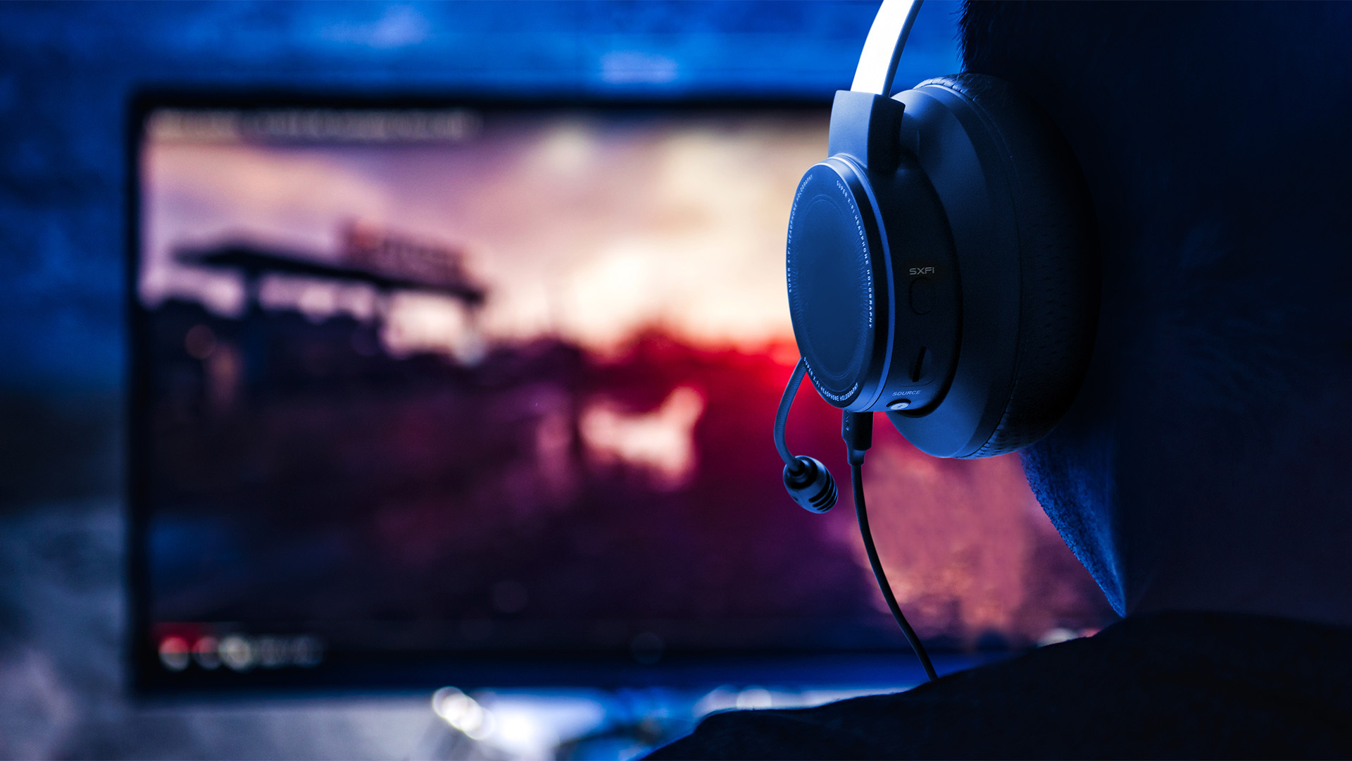 Headset til musik, gaming og hjemmekontor