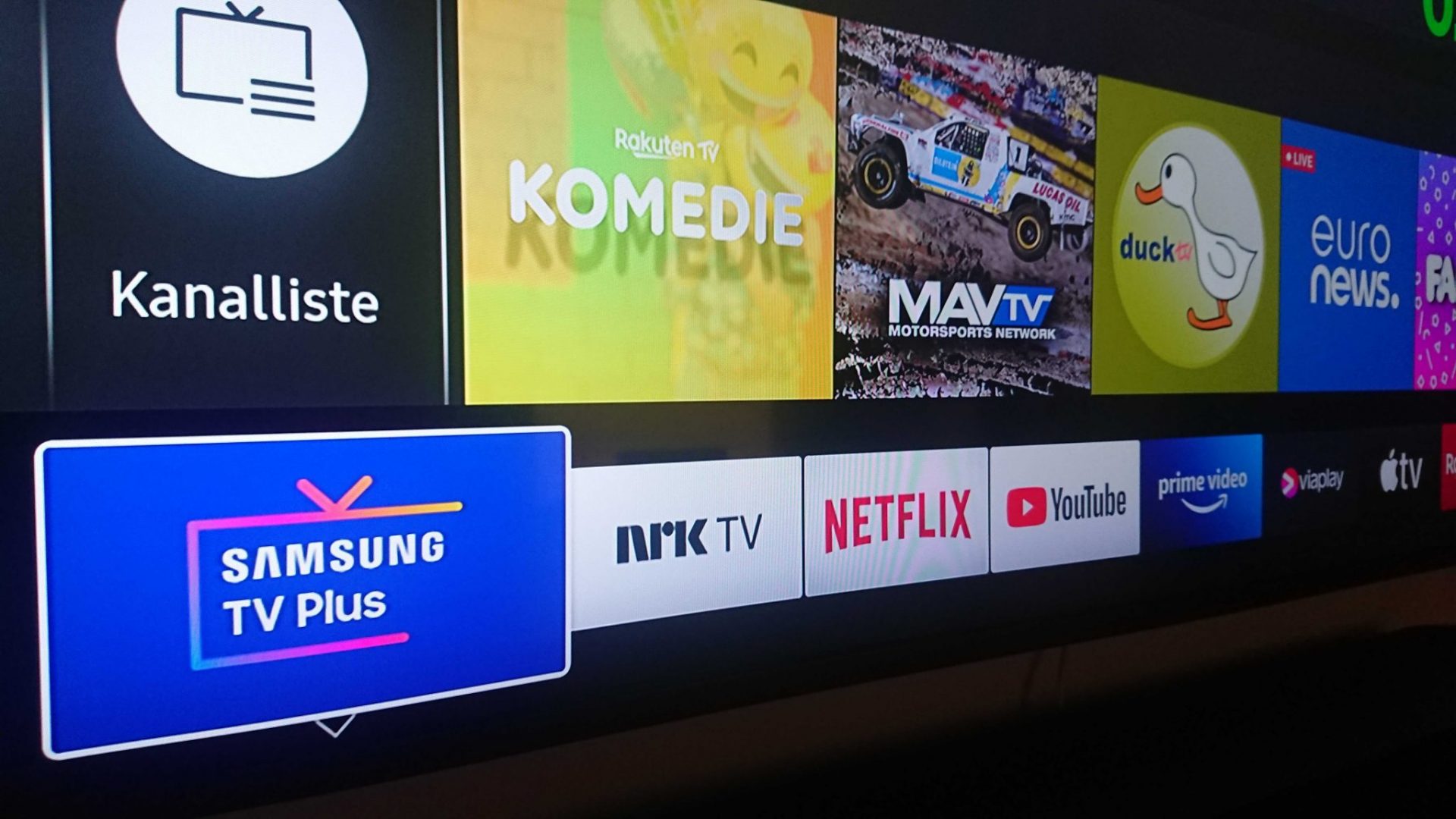 Nu er Samsung TV Plus tilgængelig i Danmark