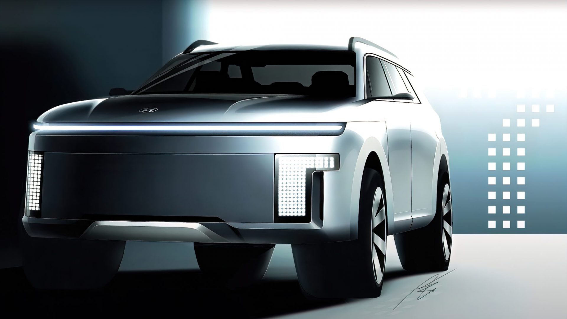 Hyundais store el-SUV Ioniq 7 bekræftet til 2024