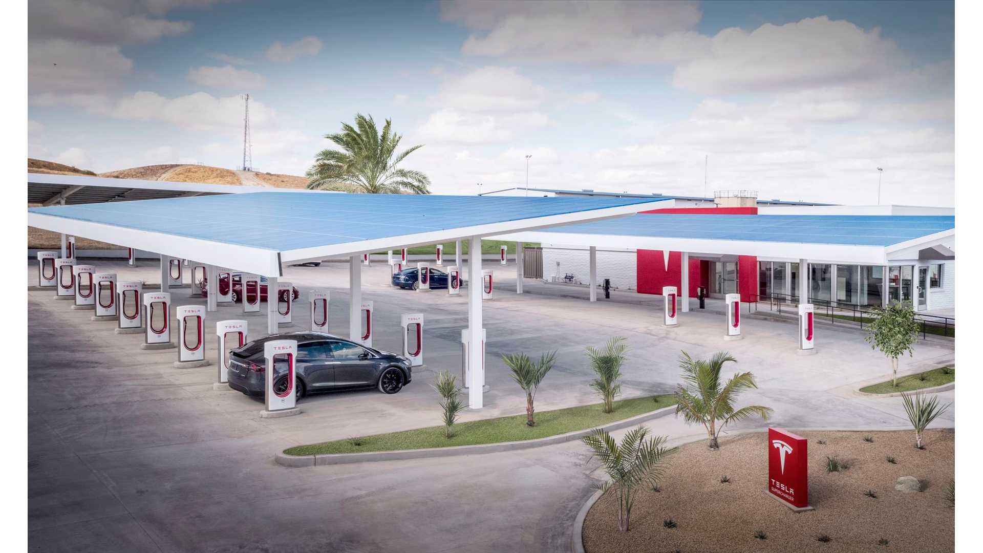 Tesla supercharger