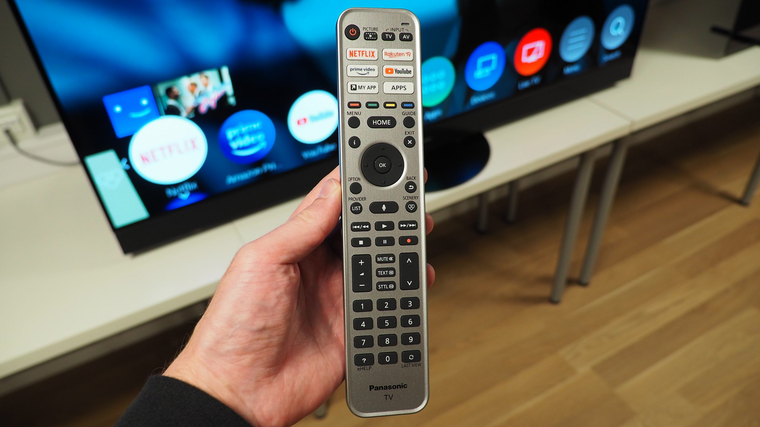Panasonic JZ2000 (TX-65JZ2000E) 2 Panasonic JZ2000 remote scaled