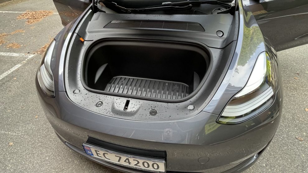 Tesla Model Y frunk