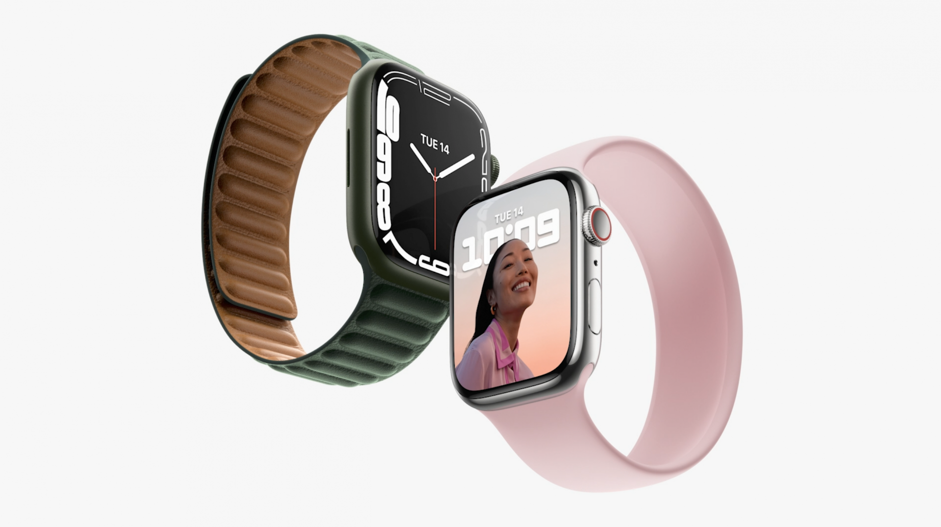 Større, hurtigere og mere hårdført Apple Watch 7