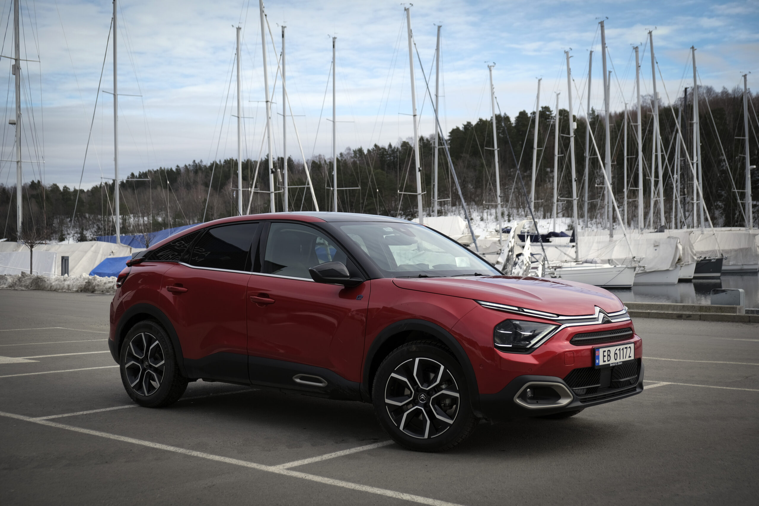 DS 3 Crossback E-Tense og fem andre elbiler får længere rækkevidde 1 Citroën ë C4 Shine oppslag III scaled 1