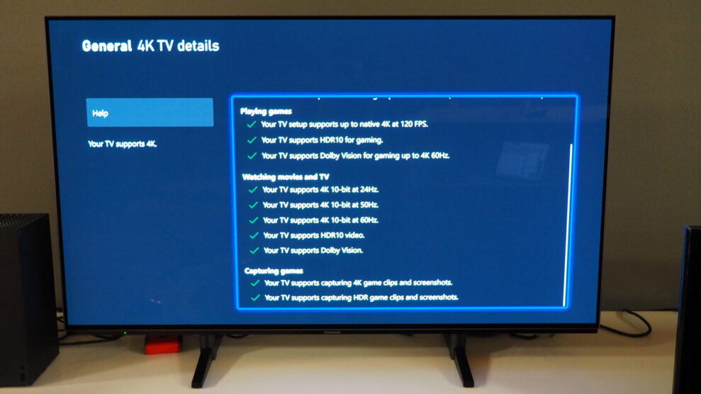 Panasonic JZ1000 Xbox TV Details scaled 1