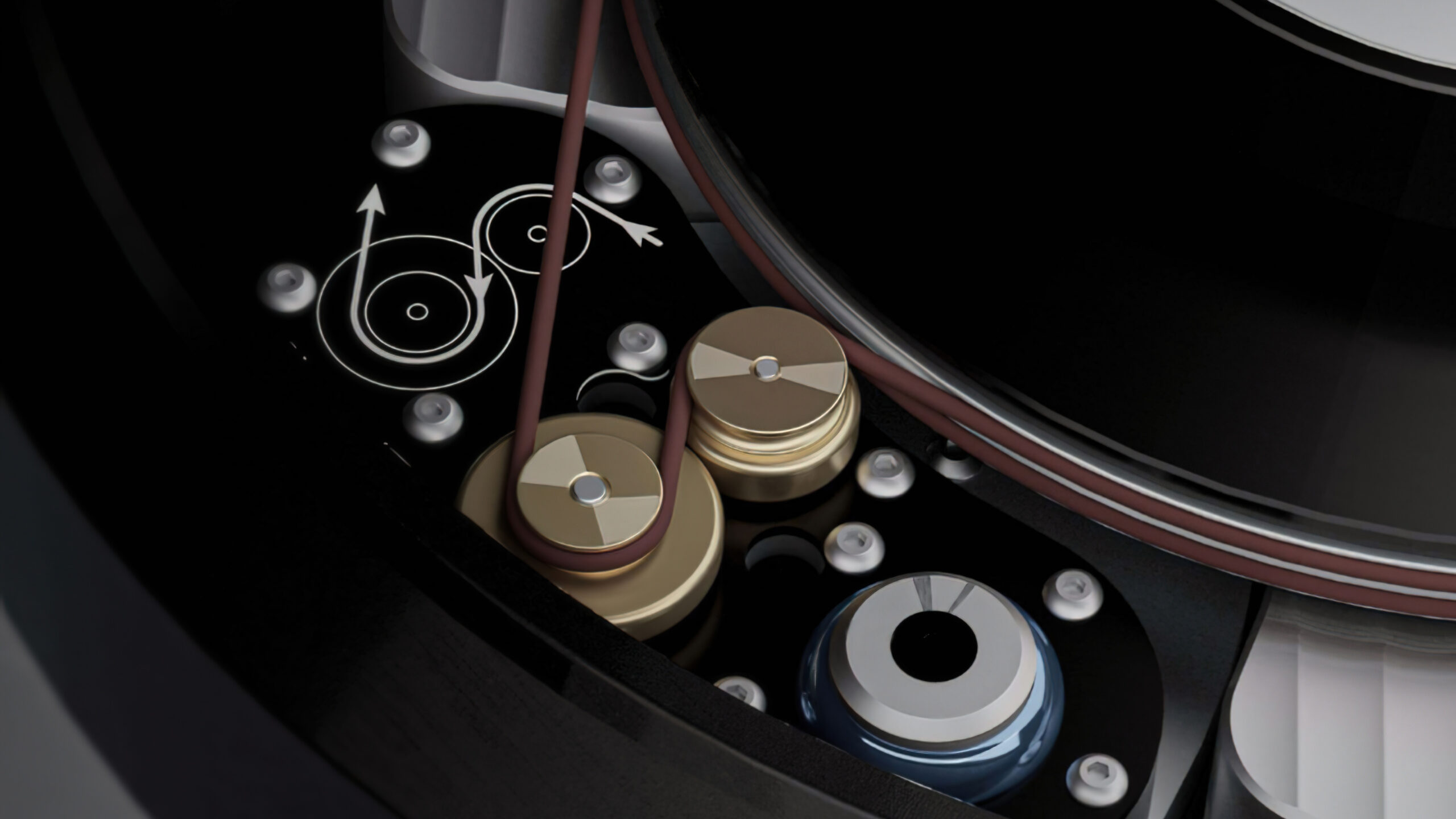 Nagra fejrer 70 år med svimlende dyr pladespiller 4 Nagra Reference turntable belt scaled 1