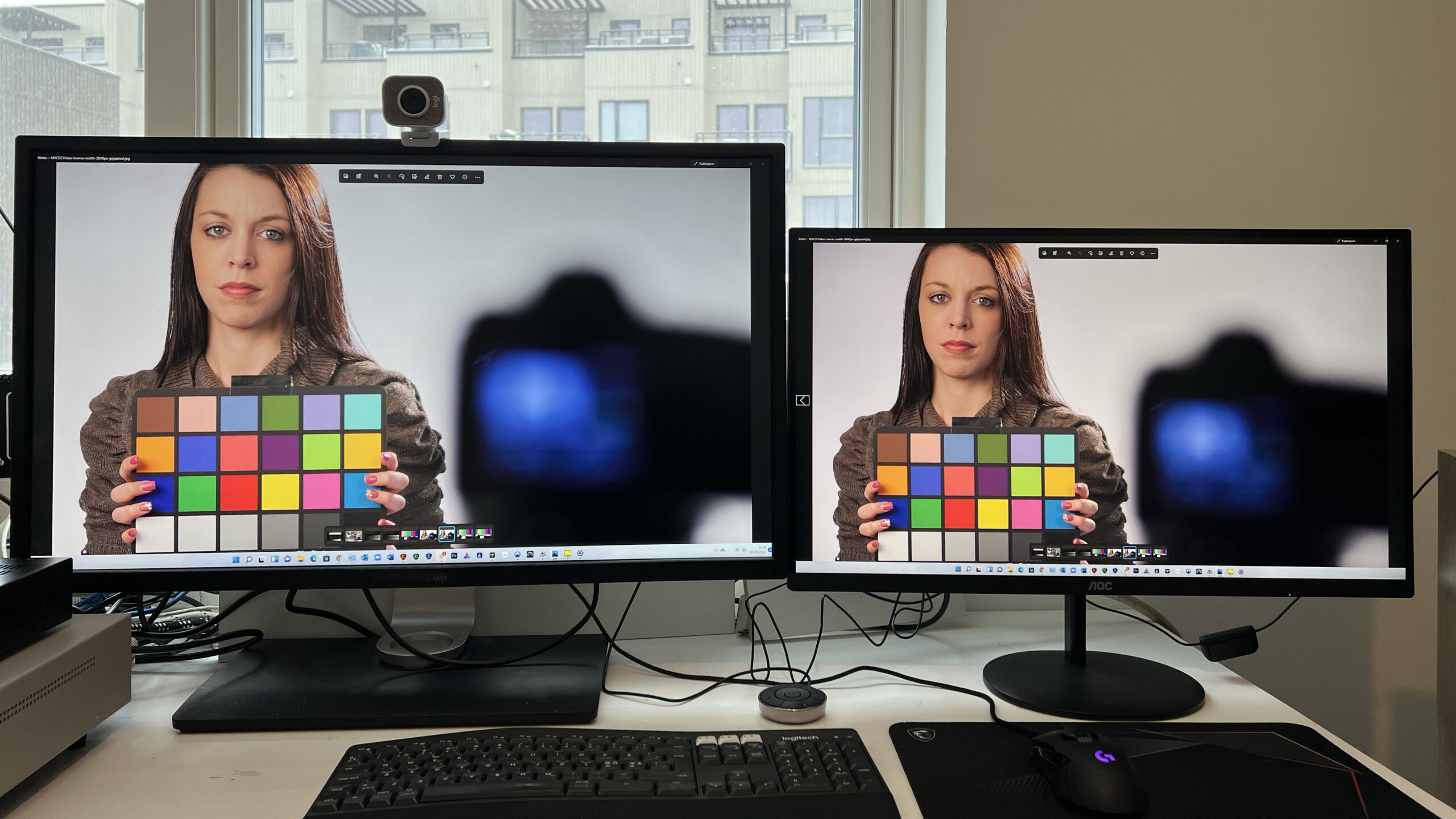 AOC U27V4EA vs BenQ PV3200PT calibrated AOC U27V4EA vs BenQ PV3200PT calibrated