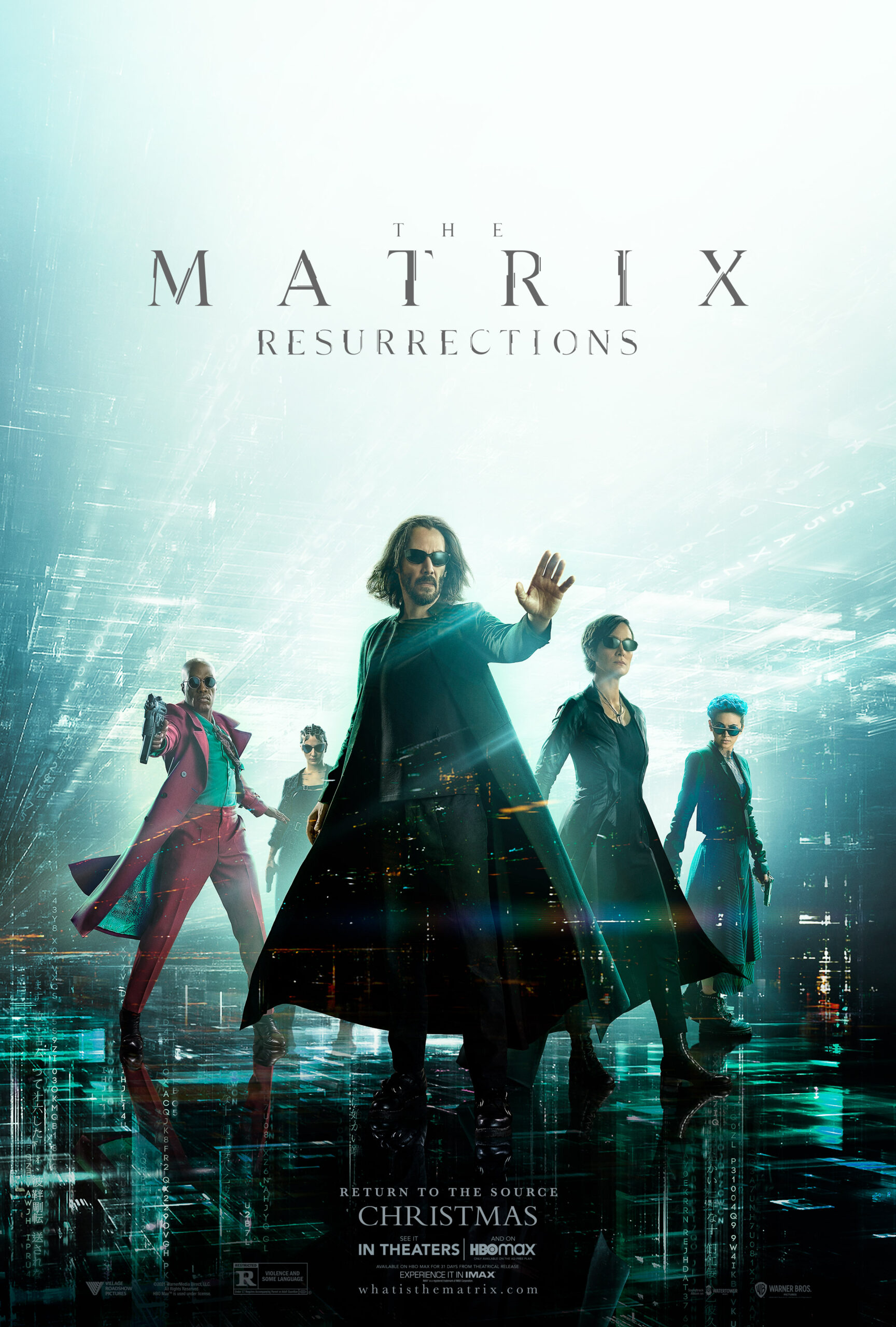 the matrix ressurections poster