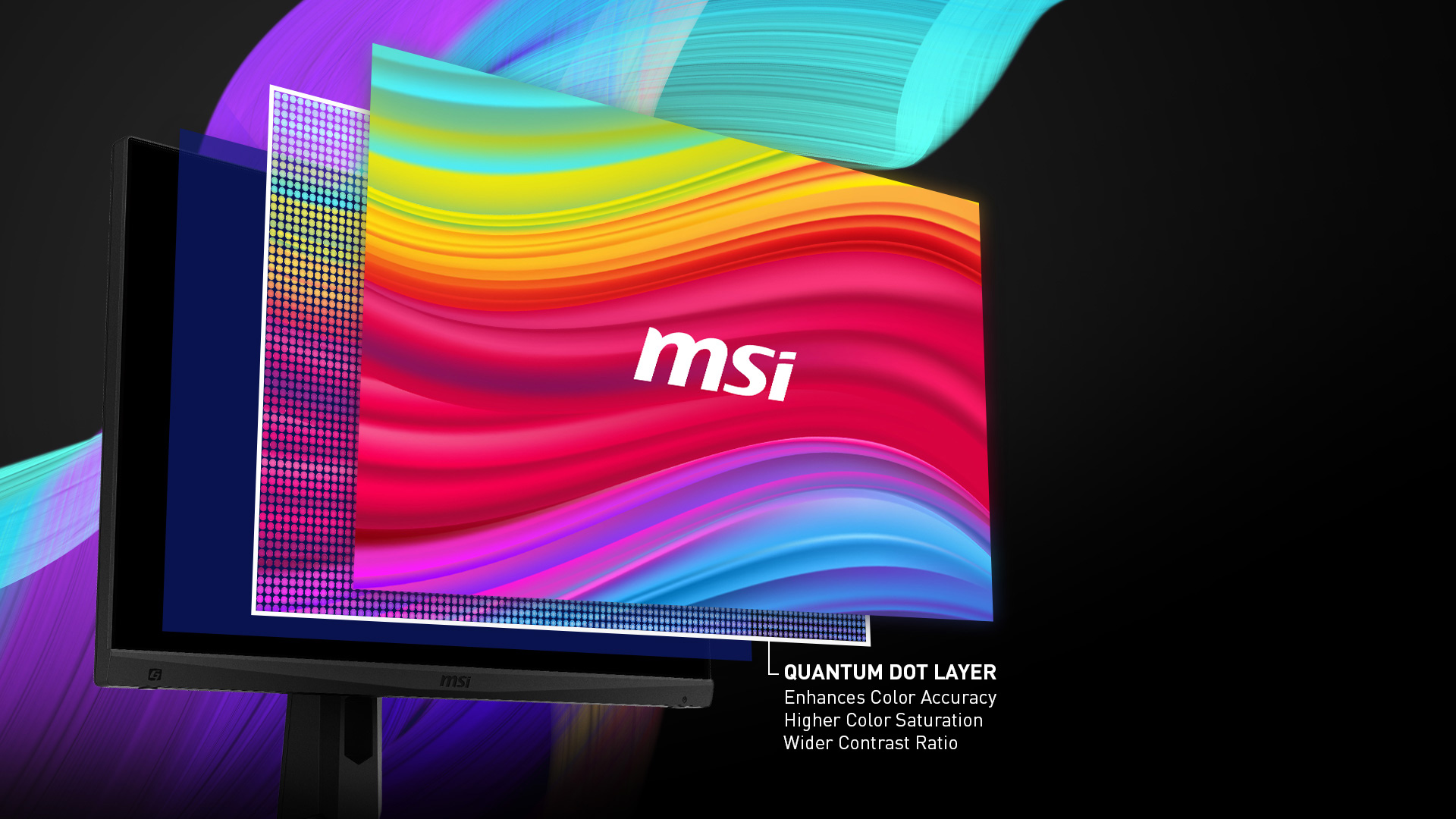 MSI Optix MPG321UR QD Quantum Dot Layer MSI Optix MPG321UR QD Quantum Dot Layer