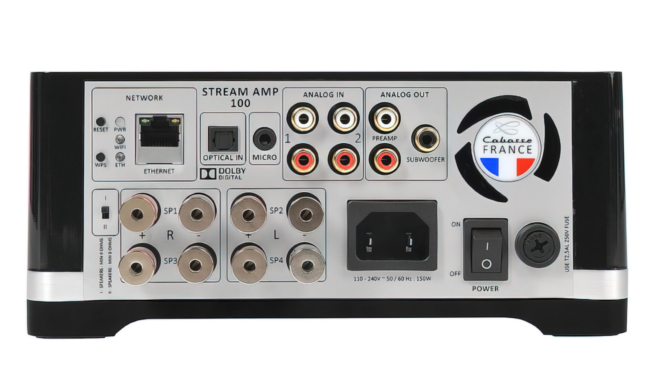 Cabasse Stream Amp rear