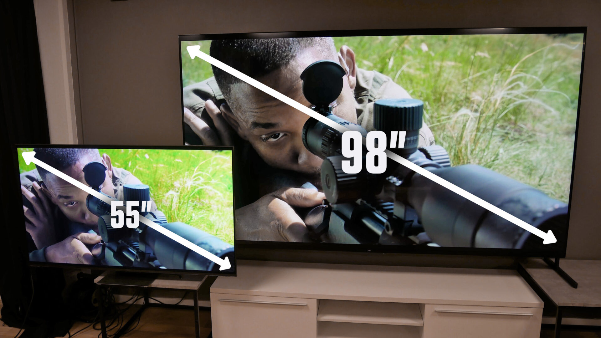 Sådan vælger du den rigtige TV-størrelse