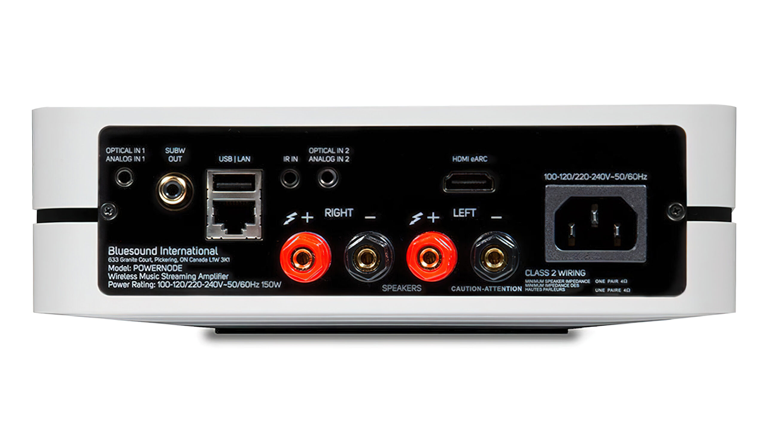bluesound powernode rear bluesound powernode rear