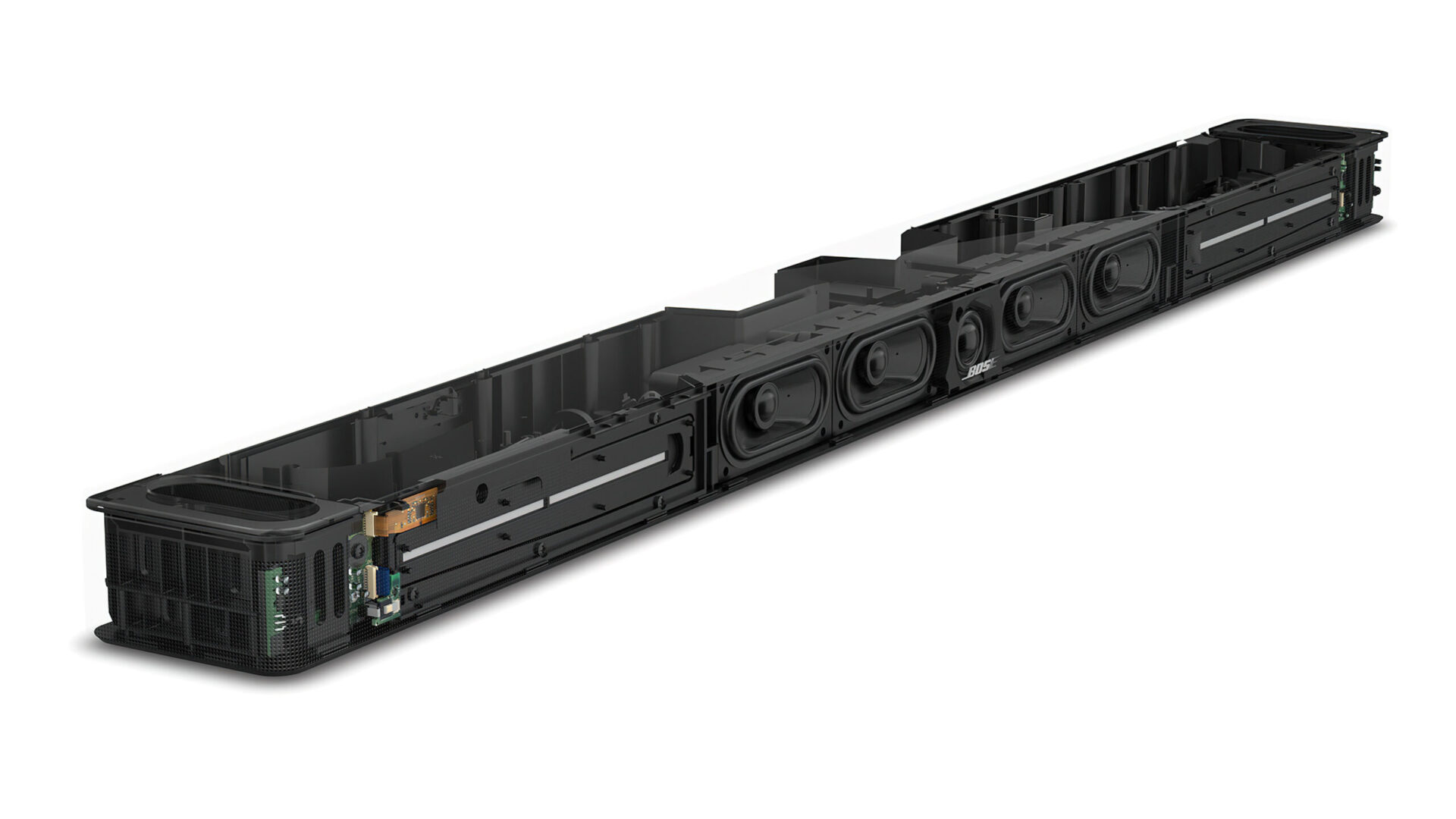 Bose Smart Soundbar 900 exploded scaled 1 Bose Smart Soundbar 900 exploded scaled 1
