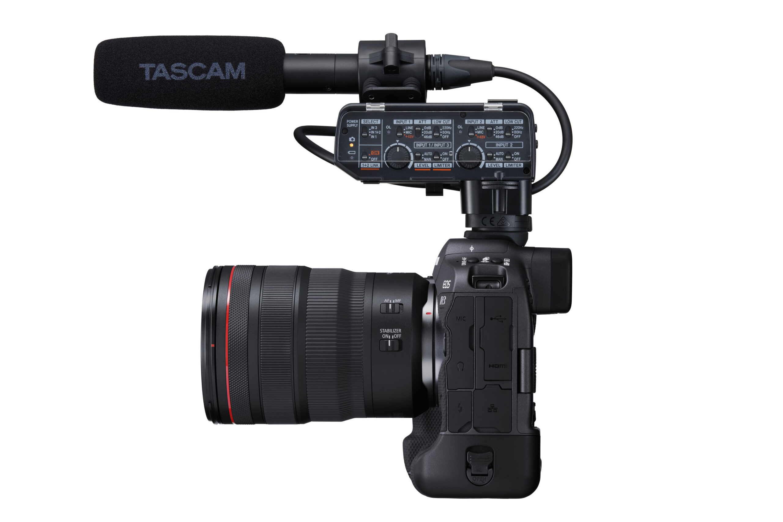 EOS R3 RF 24 70mm F2.8L IS USM XL RADAPTER MIC FSL 02 EOS R3 RF 24 70mm F2.8L IS USM XL RADAPTER MIC FSL 02