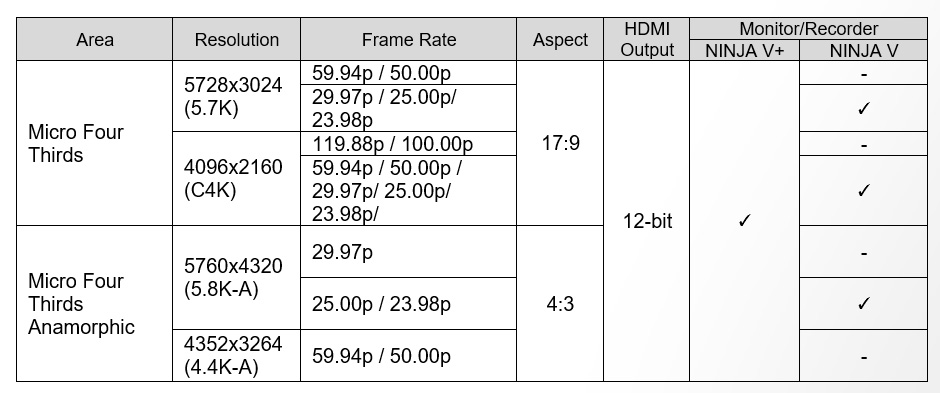 Panasonic Lumix GH6 firmware Ver.2.0