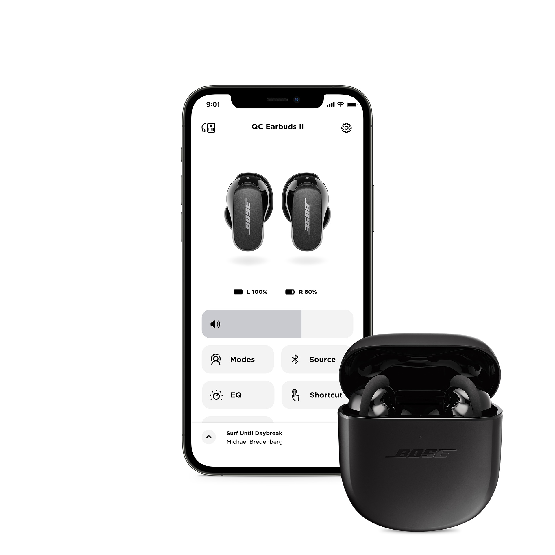 Bose QuietComcort Earbuds II app