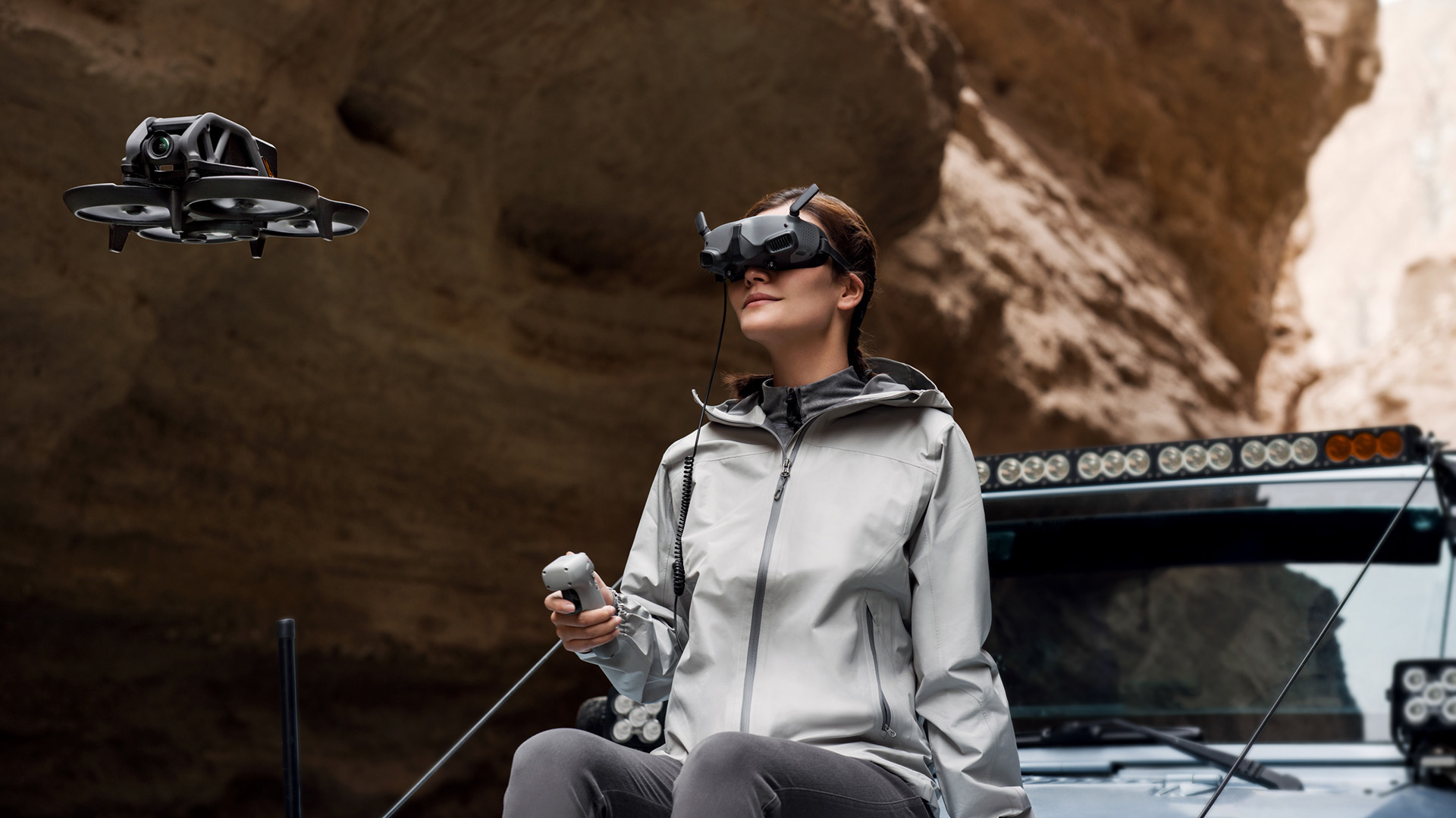 Flyv drone med VR-briller