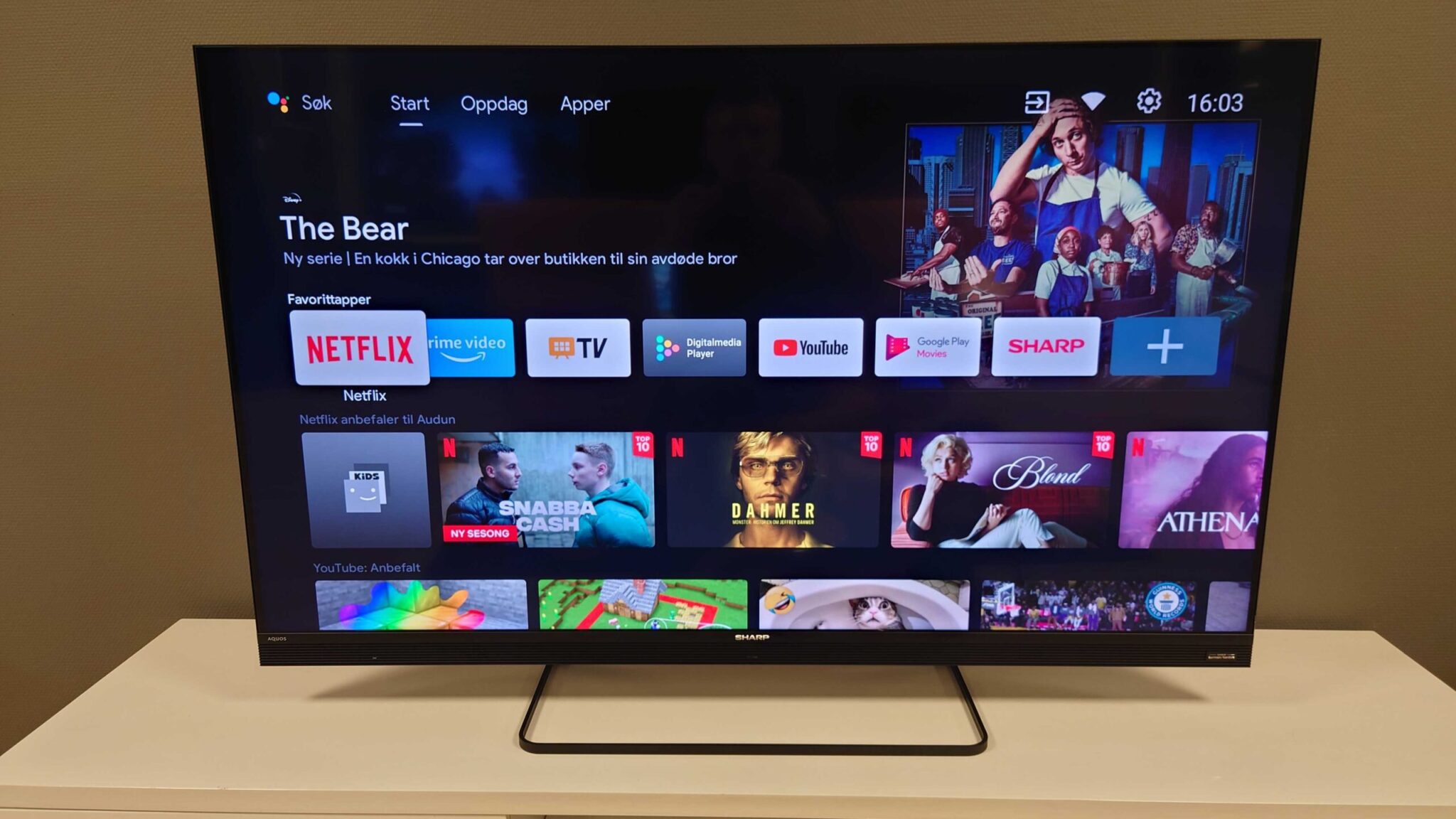 TEST Sharp EQ3EA (55EQ3EA) Skarpt comeback?