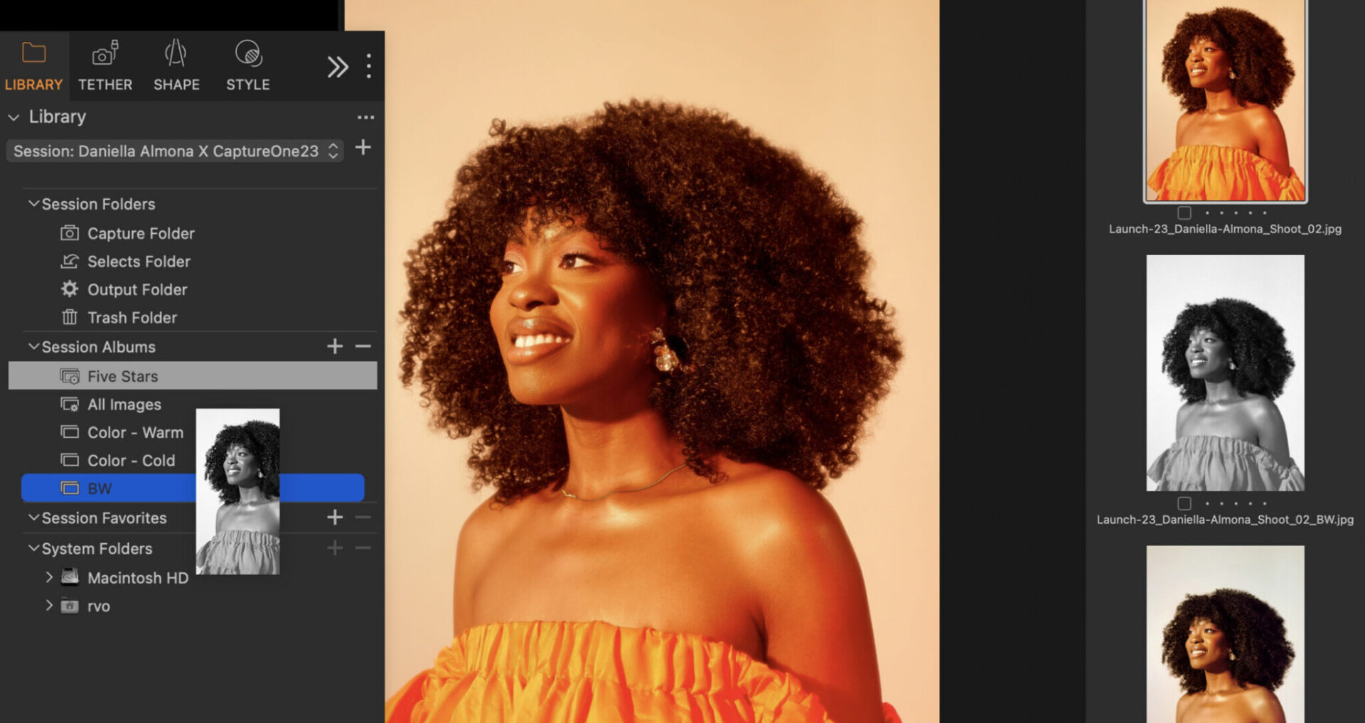 Capture One Pro 23 billedredigering