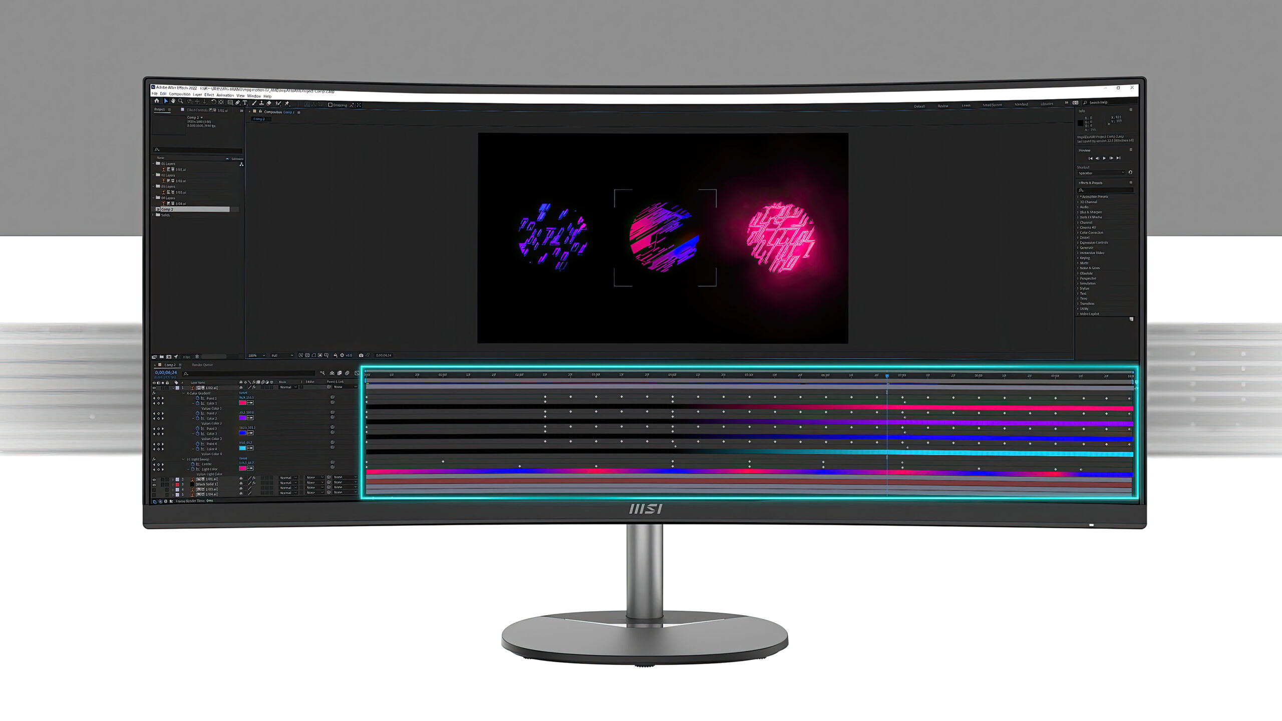 MSI MP341CQ 3 MSI MP341CQ Adobe Premiere Pro