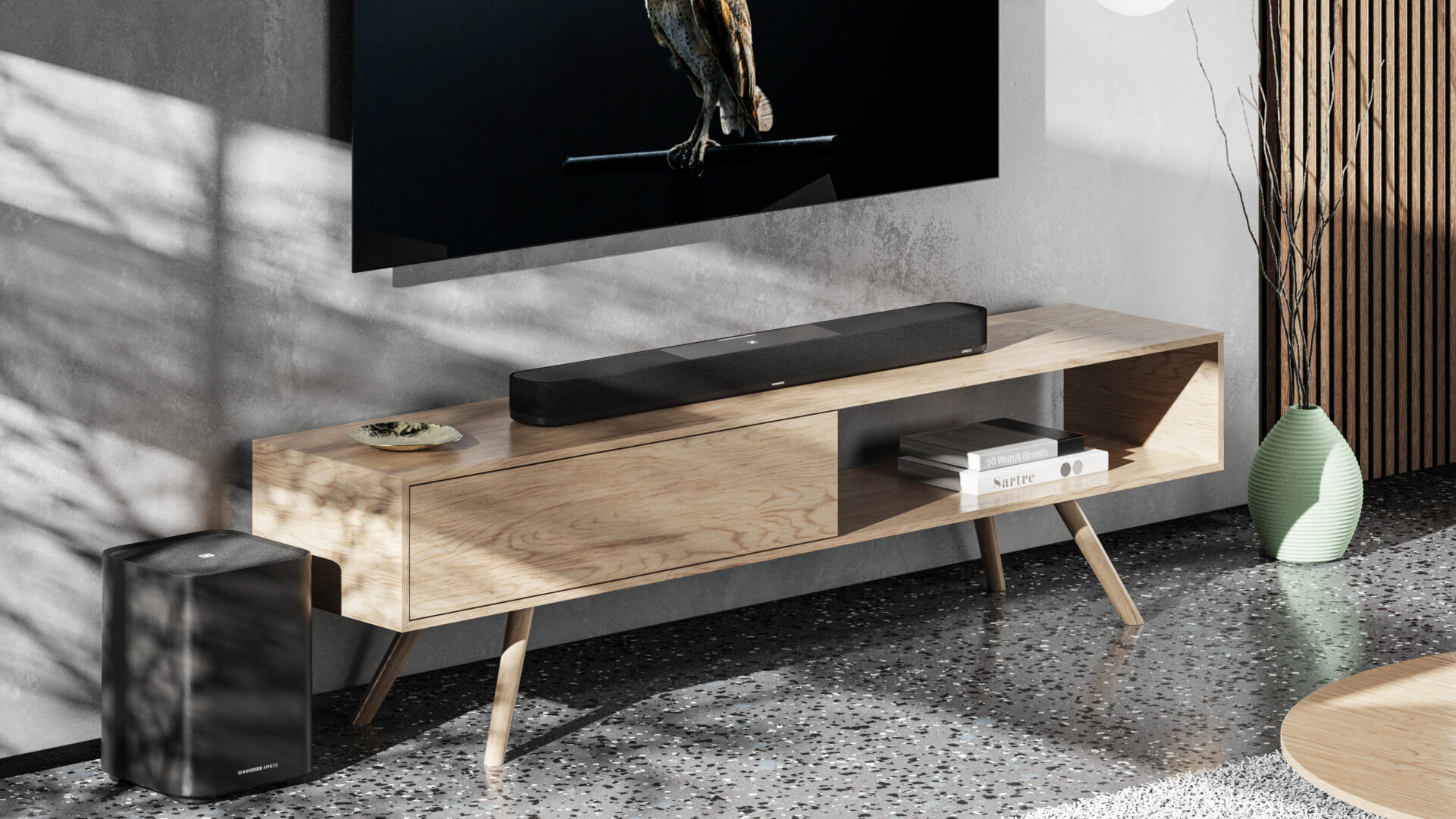 Sennheiser Ambeo Soundbar Plus lifestyle 1920x1080 1