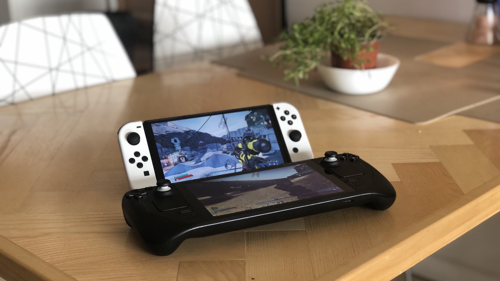 Steam Deck vs. Nintendo Switch OLED