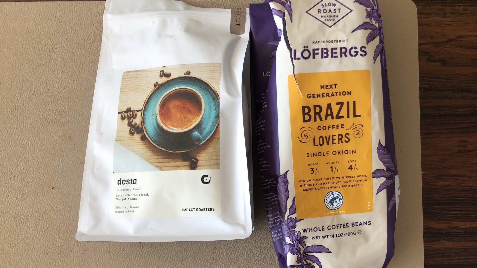 DeLonghi Eletta Explore 2 Kaffebønner Impact Roaster og lofberg
