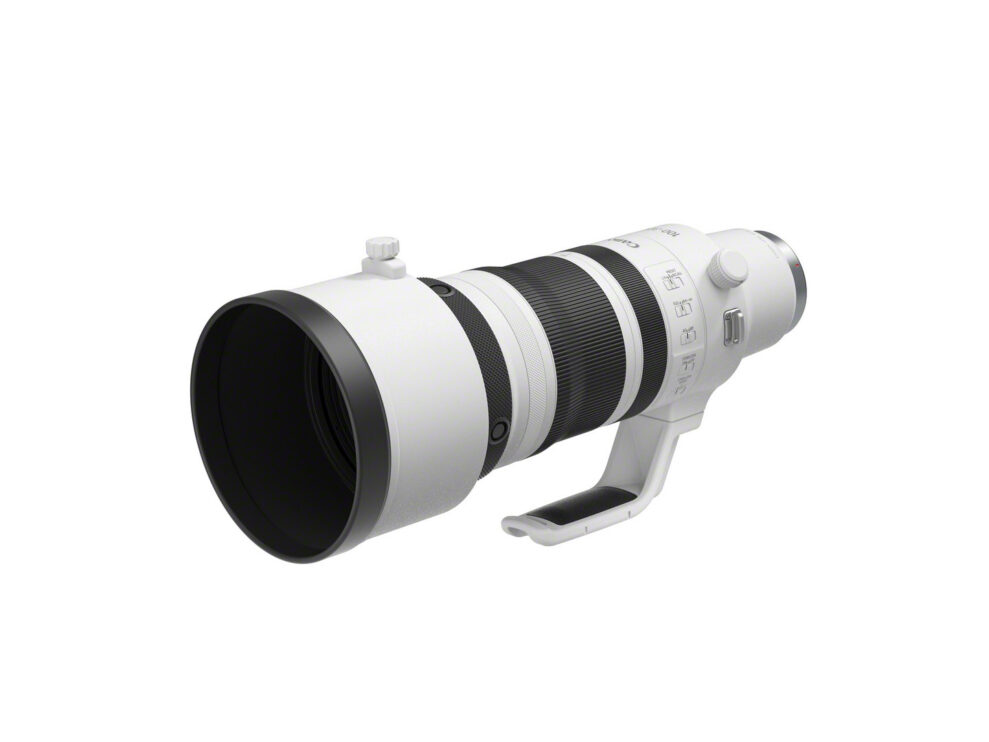 RF-100-300mm-F2.8L-IS-USM_Front_Slant_with_hood1-989x742