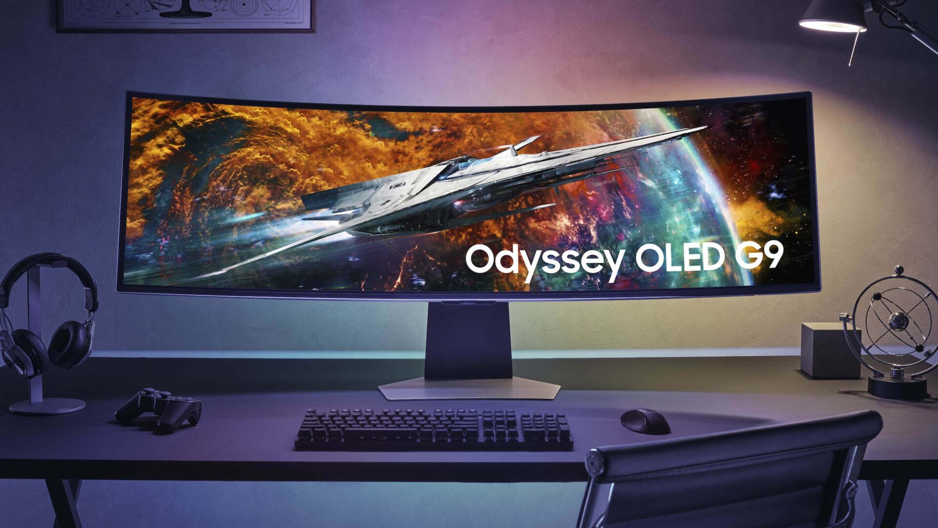 Samsung Odyssey OLED G9 High Definition 32:9 gamingskærm