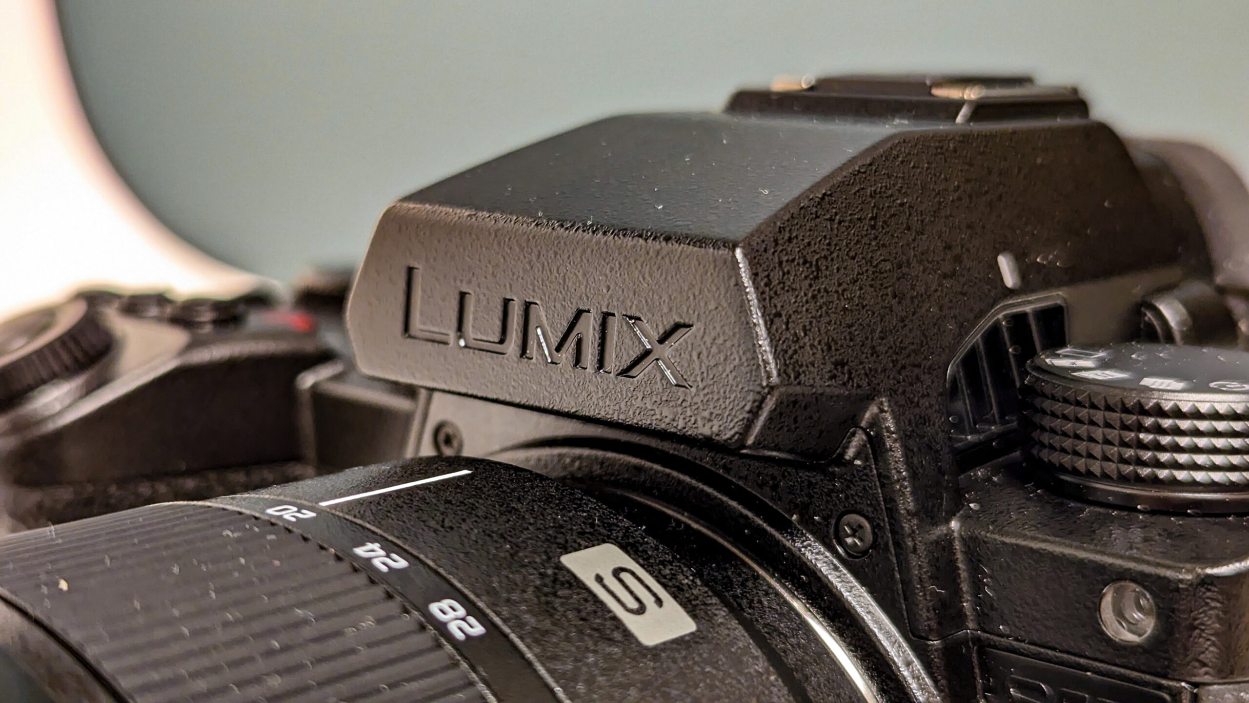 Panasonic Lumix S5IIx black logo