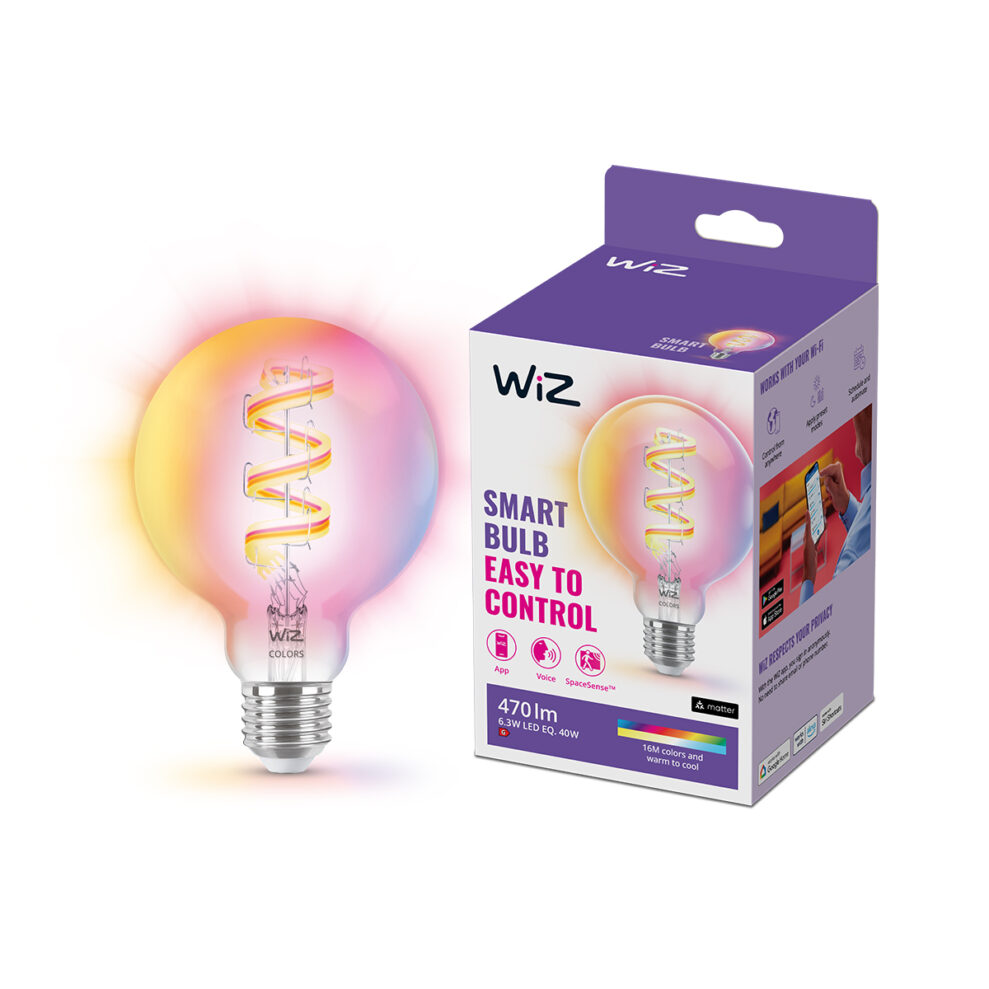 Wiz' smarte lamper udvides med fire nye modeller 1 WiZ Filament color bulb 4