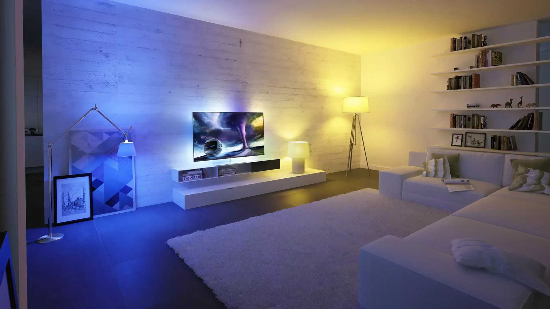 Philips TV mister Ambilight+Hue-integrationen