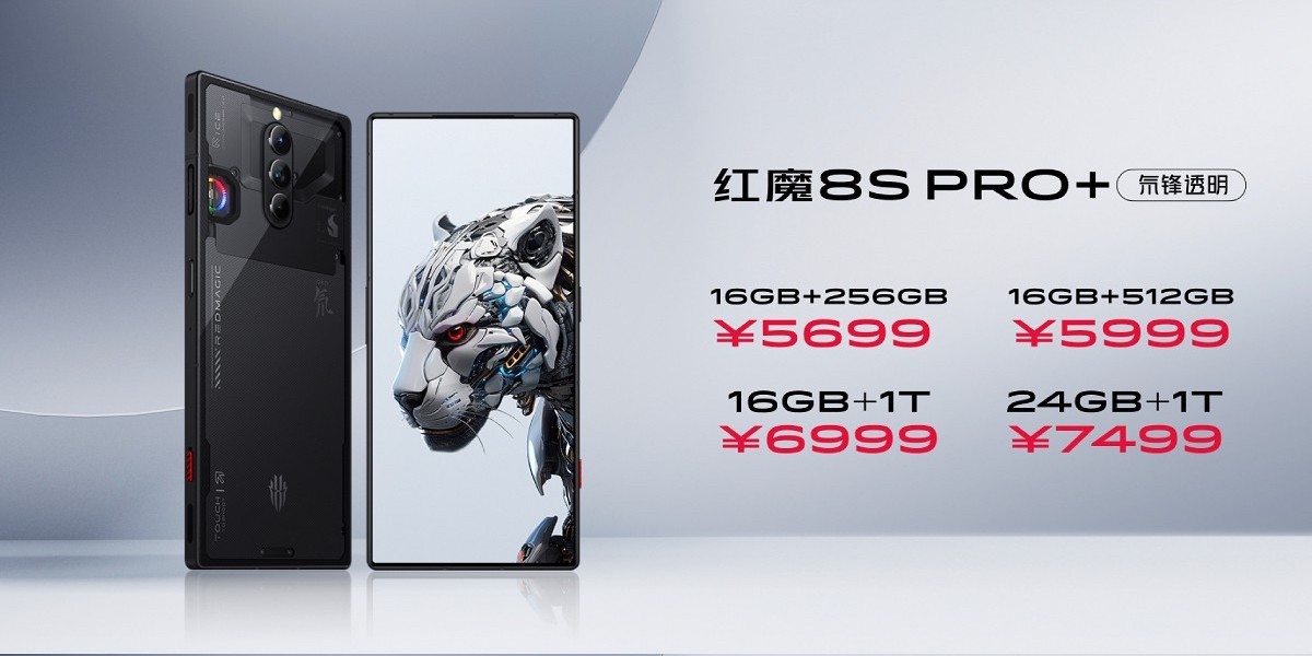 Red Magic 8S Pro+ har hurtigste CPU og mest hukommelse