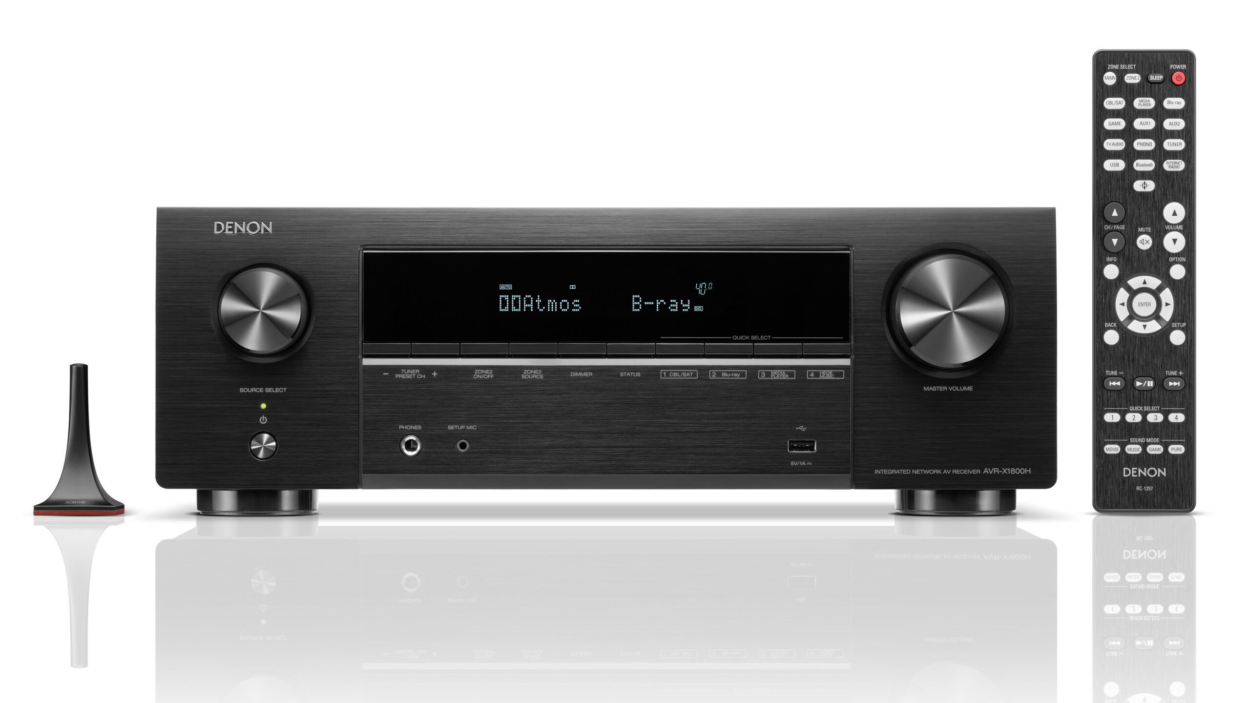 Denon_avr_x1800H_front w remote