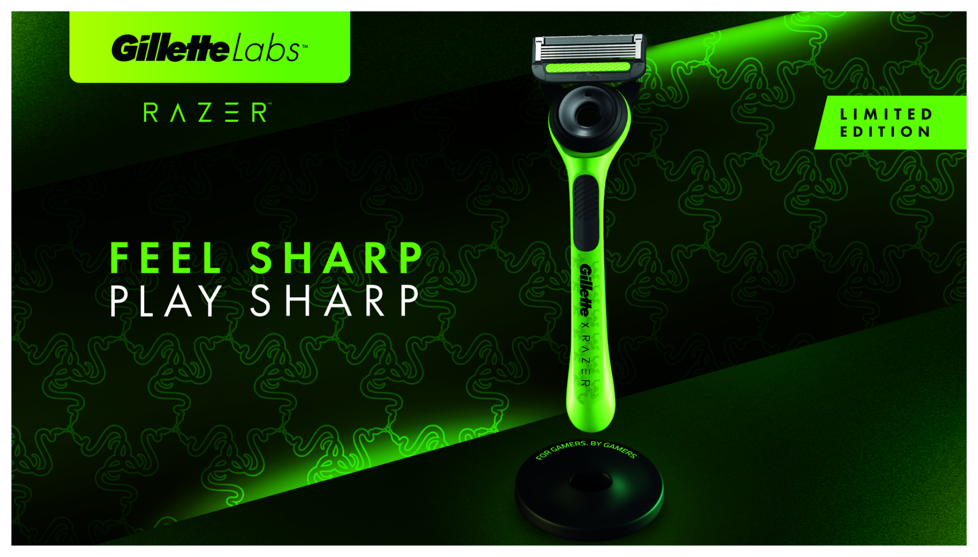 Gillette og Razer lancerer hygiejneprodukter til gamere