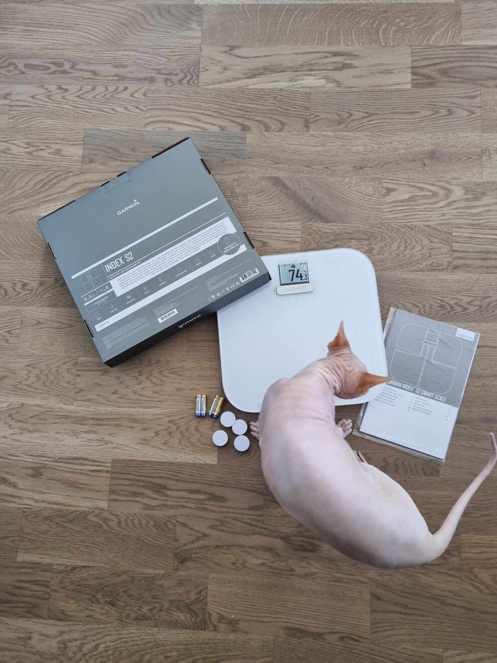 Garmin Index S2 Smart Scale 1 I paketet