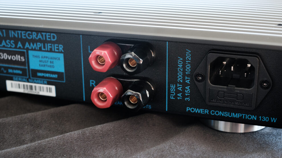 Musical Fidelity A1 5 Musical Fidelity A1 terminaler