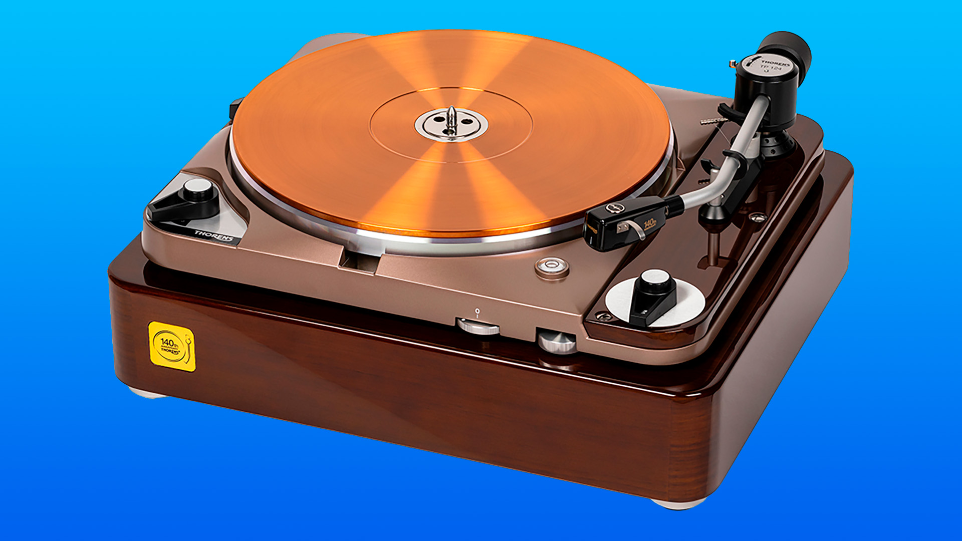 Thorens TD124 DD i superesklusiv jubilæumsudgave