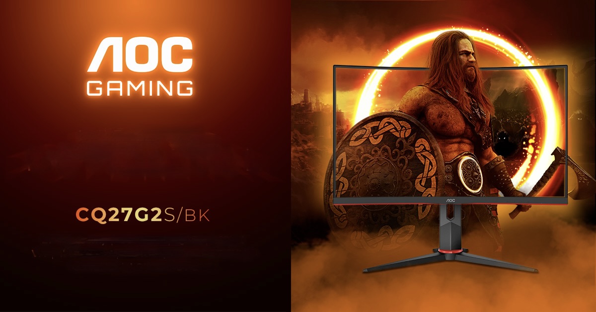 AOC Gaming CQ27G2S/BK buet gamingskærm med 165 Hz
