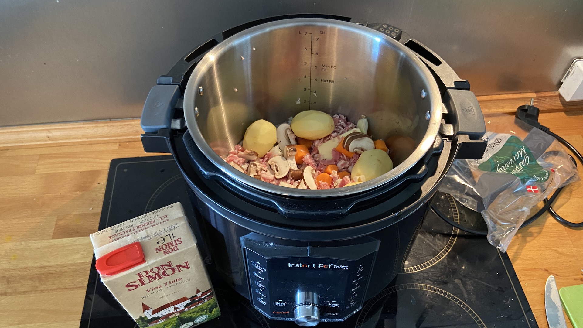 Instant Pot Pro Crisp & Airfryer 3 slow cook opskrift