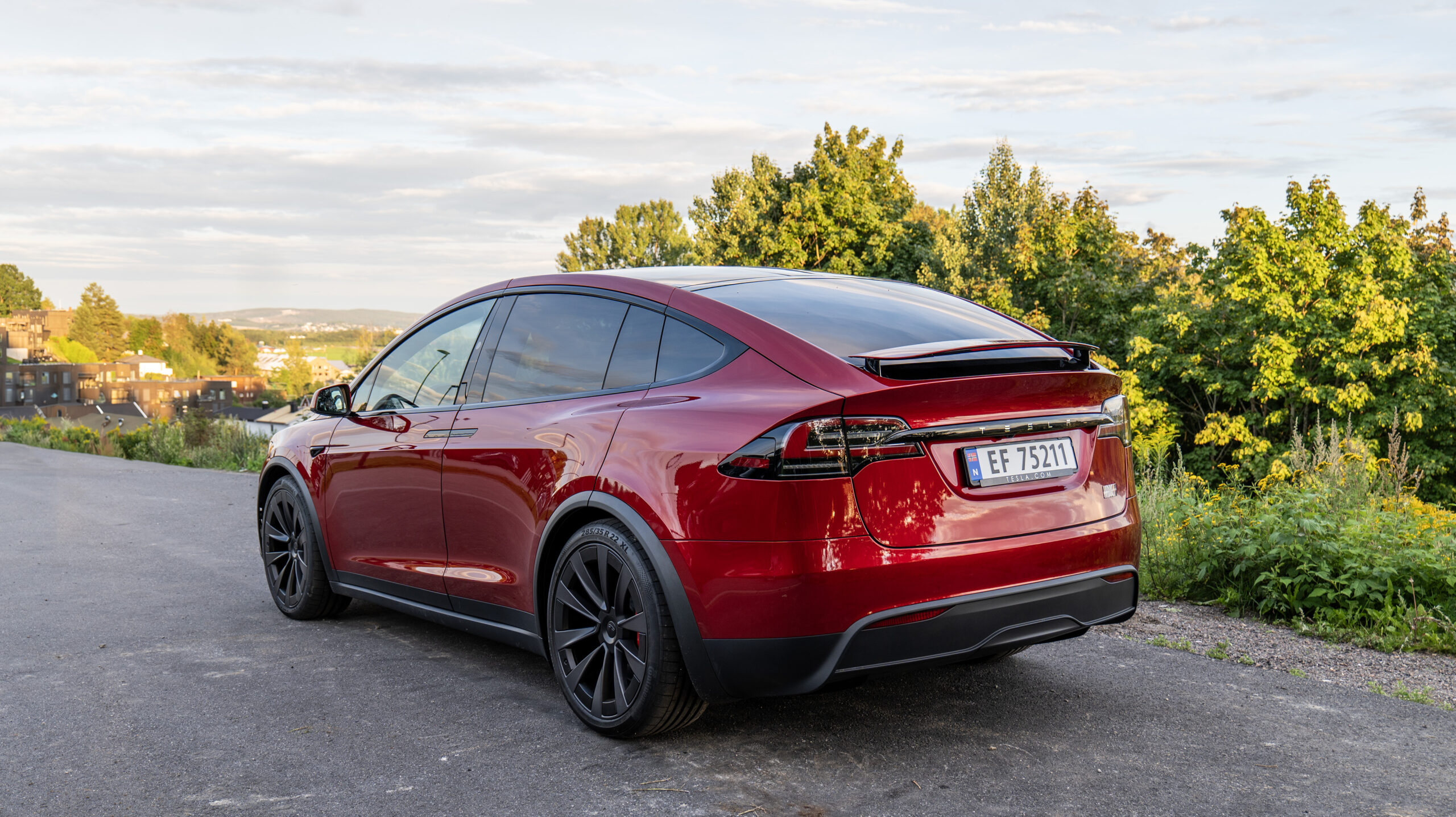Tesla Model X Plaid 6 Model X Rear Angle HDR GeirNordby
