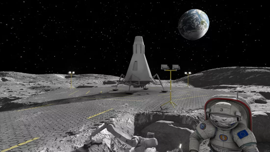 Forskere vil smelte månen med laser for at bygge veje
