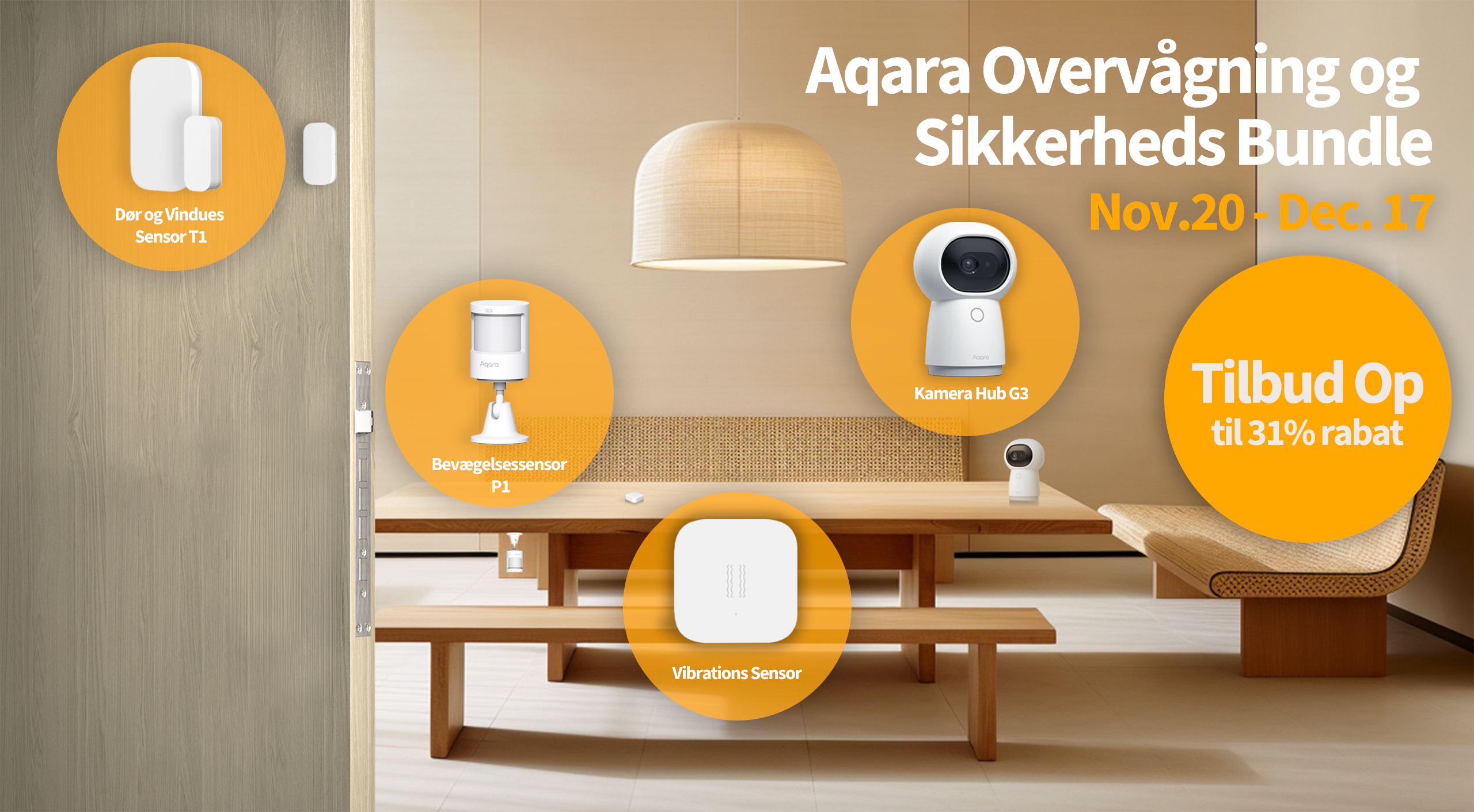 Aqara Home Monitoring and Security Pack DK